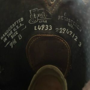 Justin cowboy boots size 7 1/2